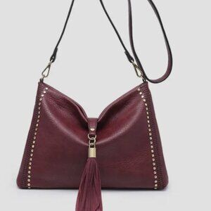 Elegant Burgundy Crossbody Bag